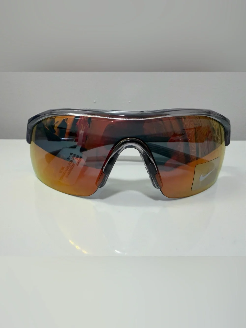 Nike - X1 The Show Performance Sunglasses in Wolf Gray/Orange (NWT)